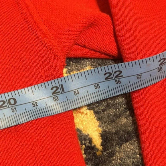 2pc Vintage Jerzees Walt Disney Red Mickey Mouse Jogging Sweater Pant Set LG - Picture 7 of 16